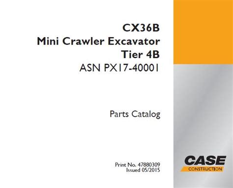 case cx36b service manual